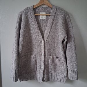 Abercrombie & Fitch Oatmeal/Gray Cardigan
